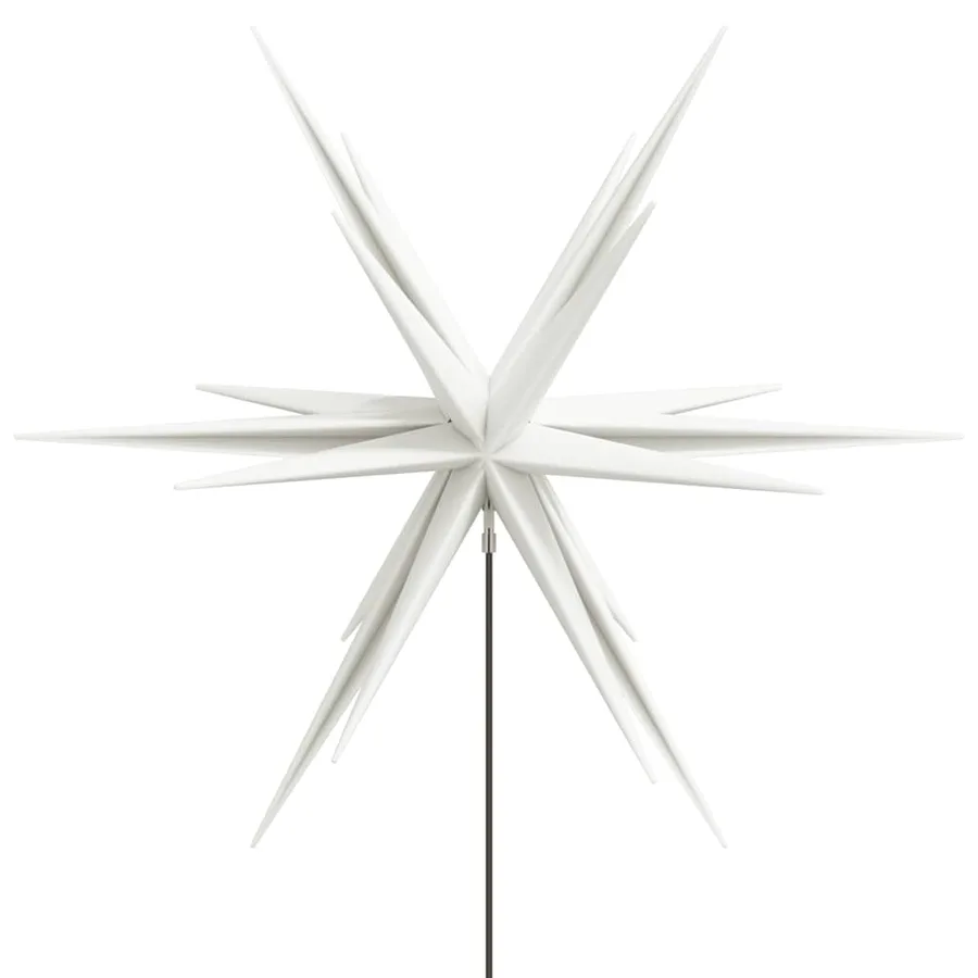 Lumière de Noël avec piquet LED pliable blanc 57 cm - 6