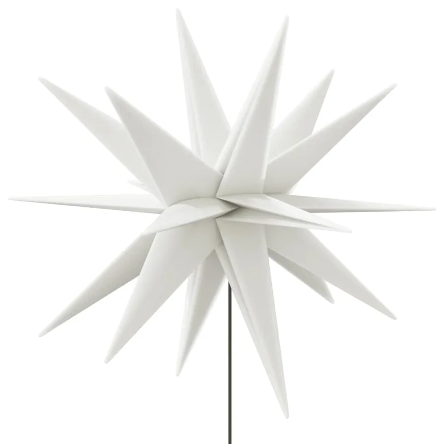 Lumière de Noël avec piquet LED pliable blanc 57 cm - 7