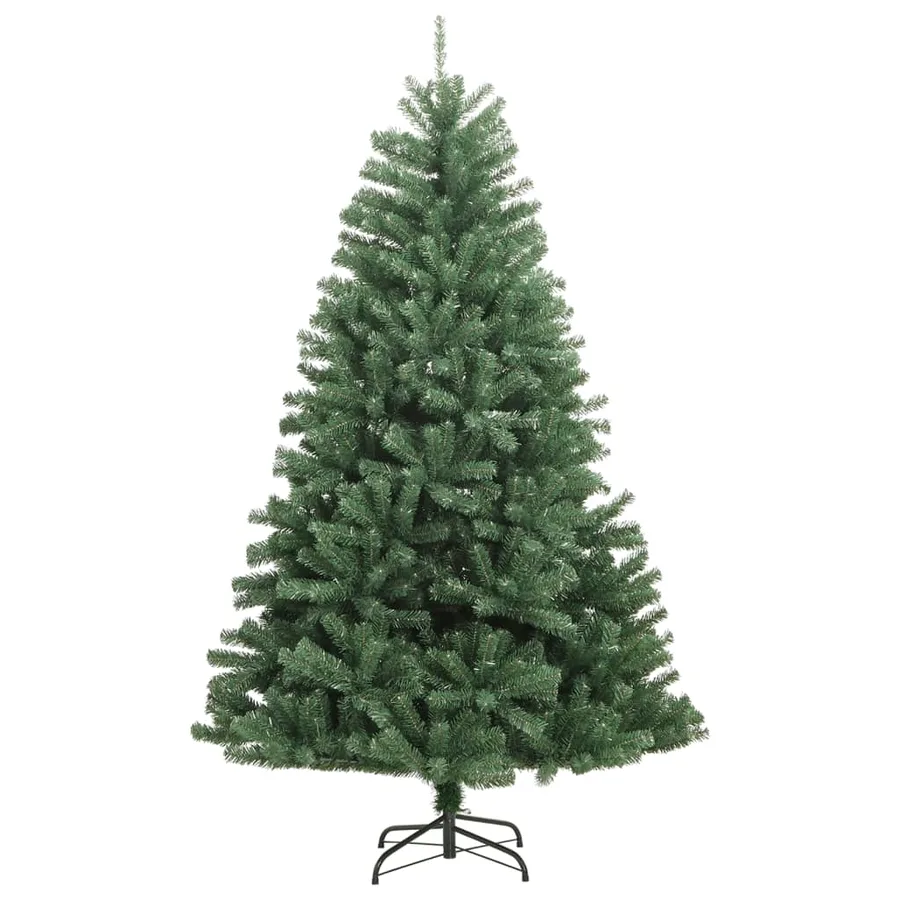 Sapin de Noël artificiel à charnières avec support vert 120 cm - 2