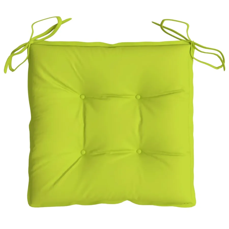 Coussins de palette lot de 4 vert brillant 50x50x7 cm - 6