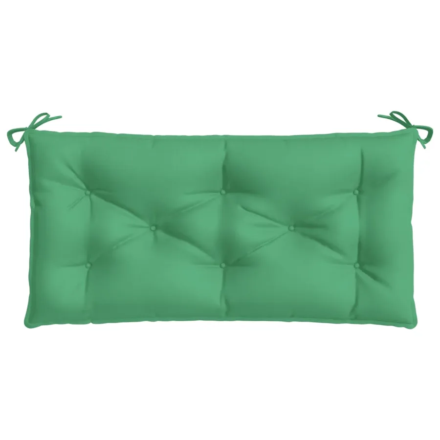Coussin de banc de jardin vert 100x50x7 cm tissu oxford - 4