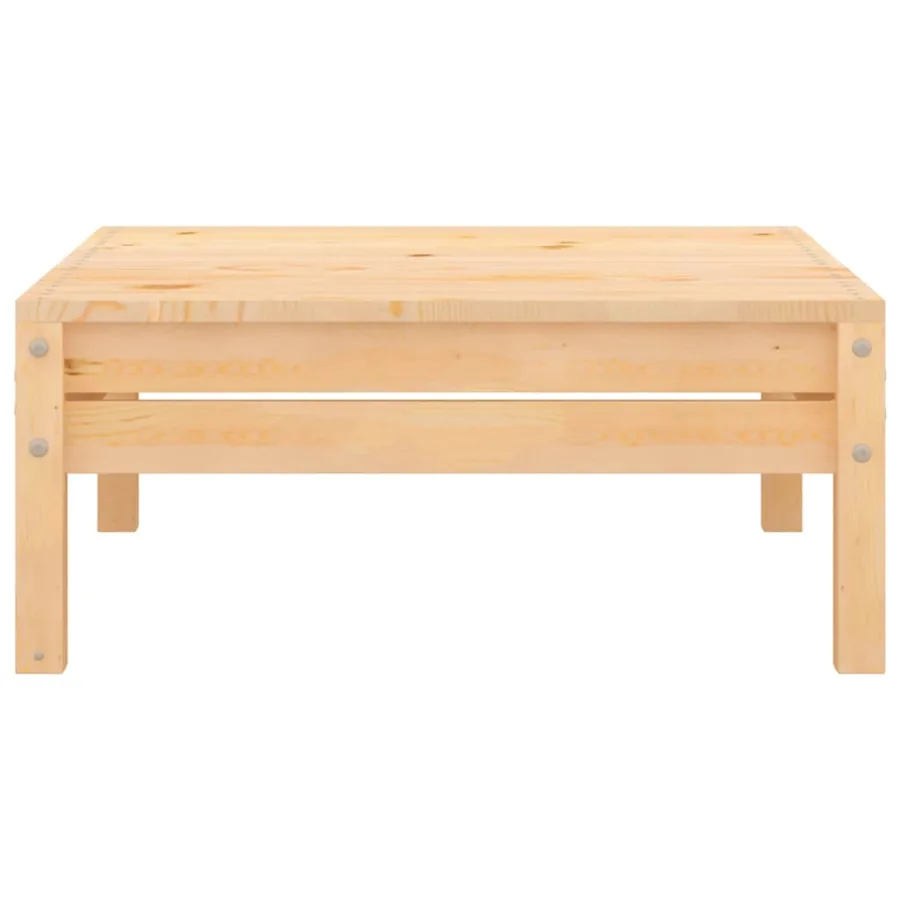 Salon de jardin 9 pcs Bois de pin massif - 8