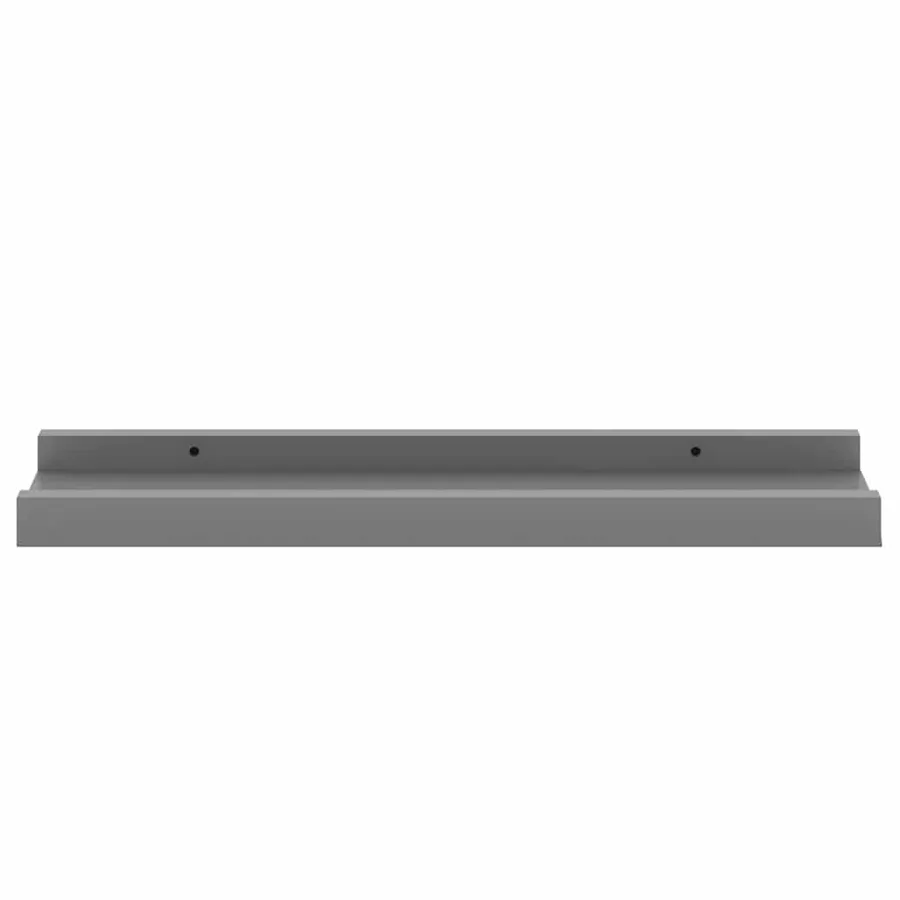 Étagères murales 4 pcs Gris 40x9x3 cm - 6
