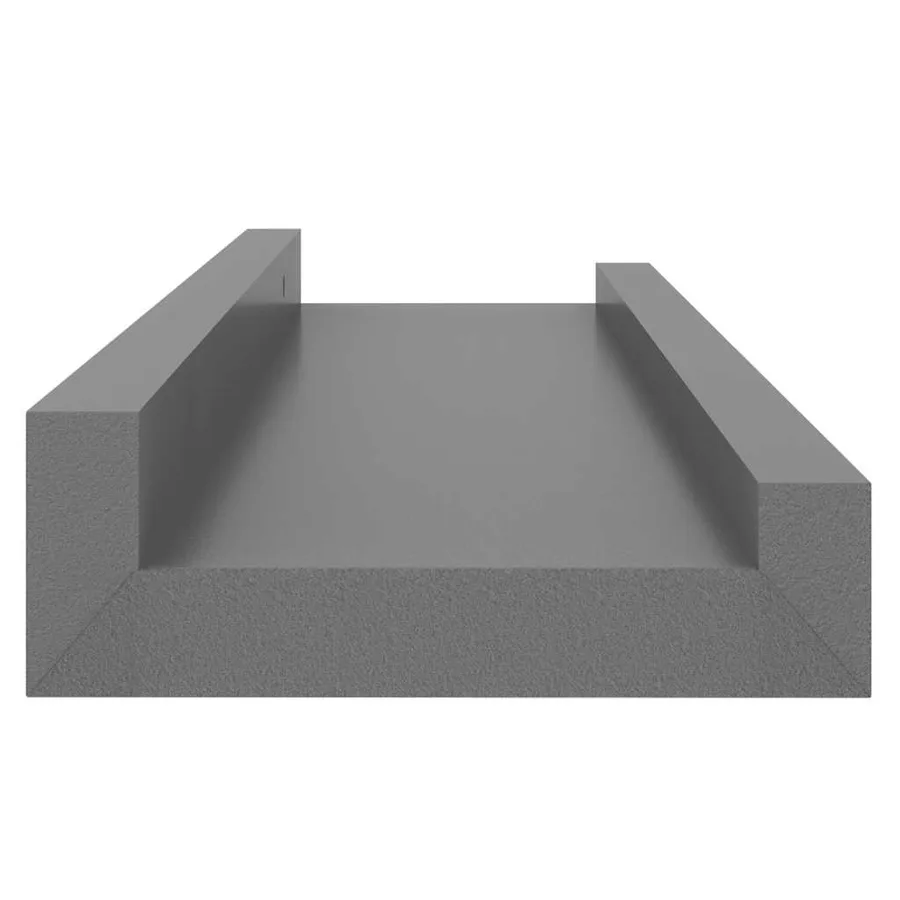 Étagères murales 4 pcs Gris 40x9x3 cm - 7
