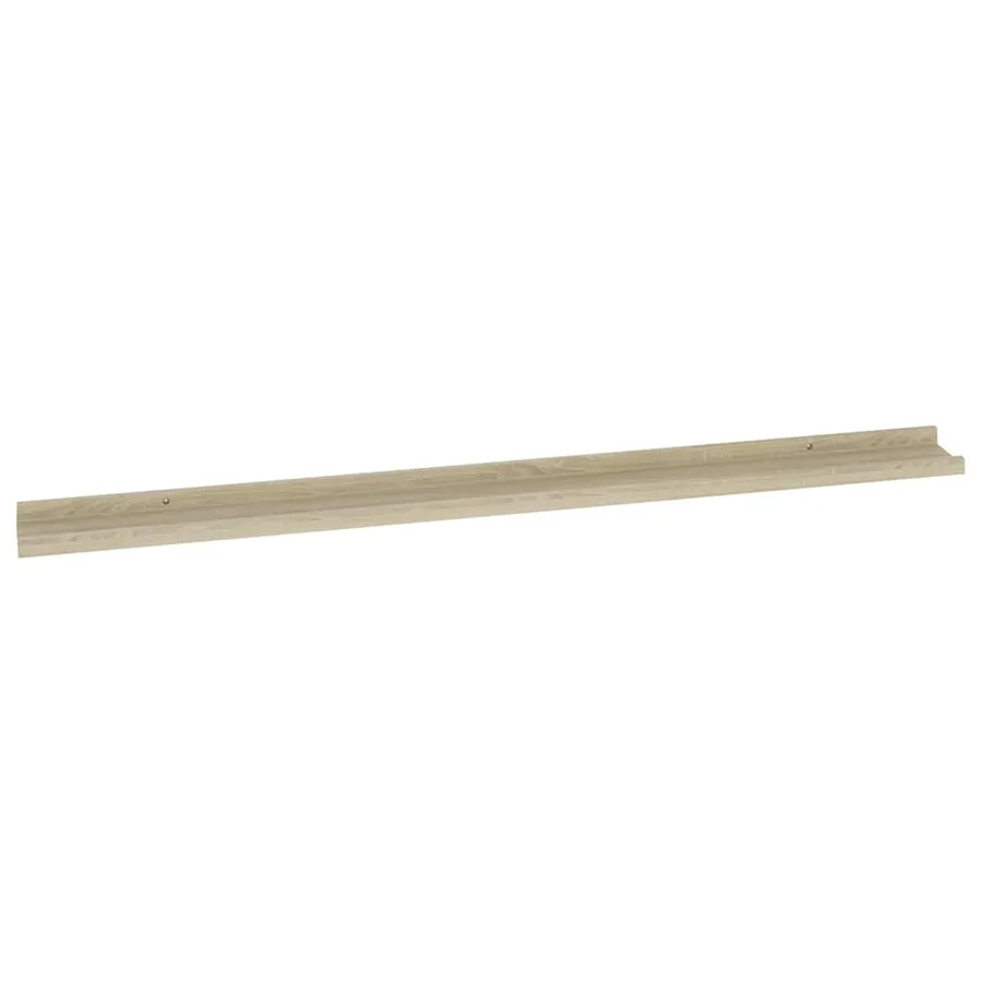 Étagères murales 4 pcs chêne sonoma 115x9x3 cm - 5