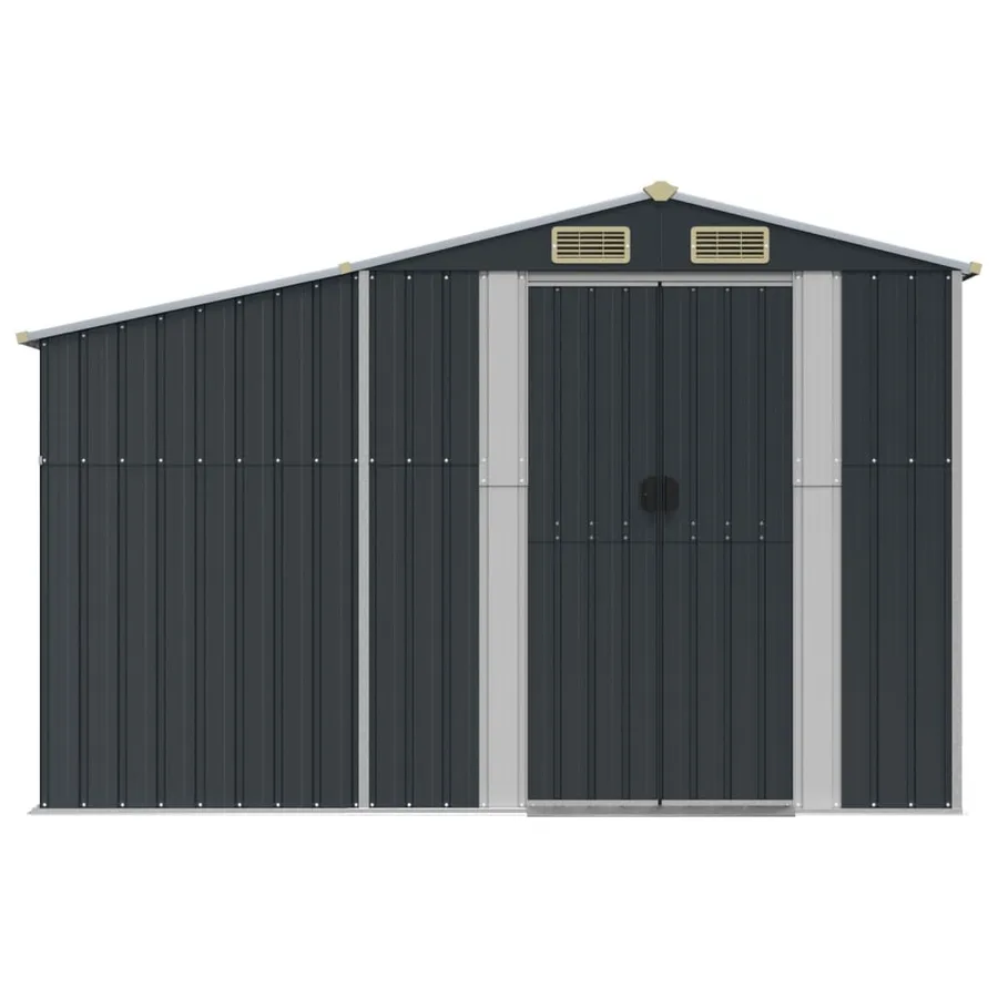 Abri de jardin anthracite 277x192,5x179 cm Métal galvanisé - 4