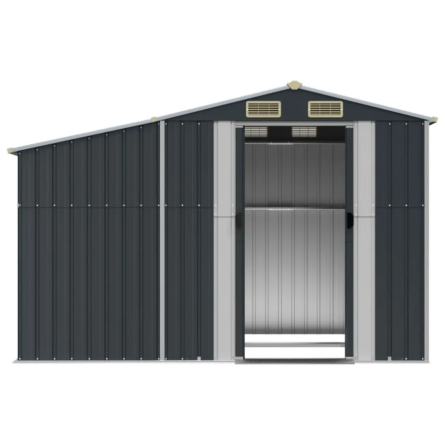 Abri de jardin anthracite 277x192,5x179 cm Métal galvanisé - 5
