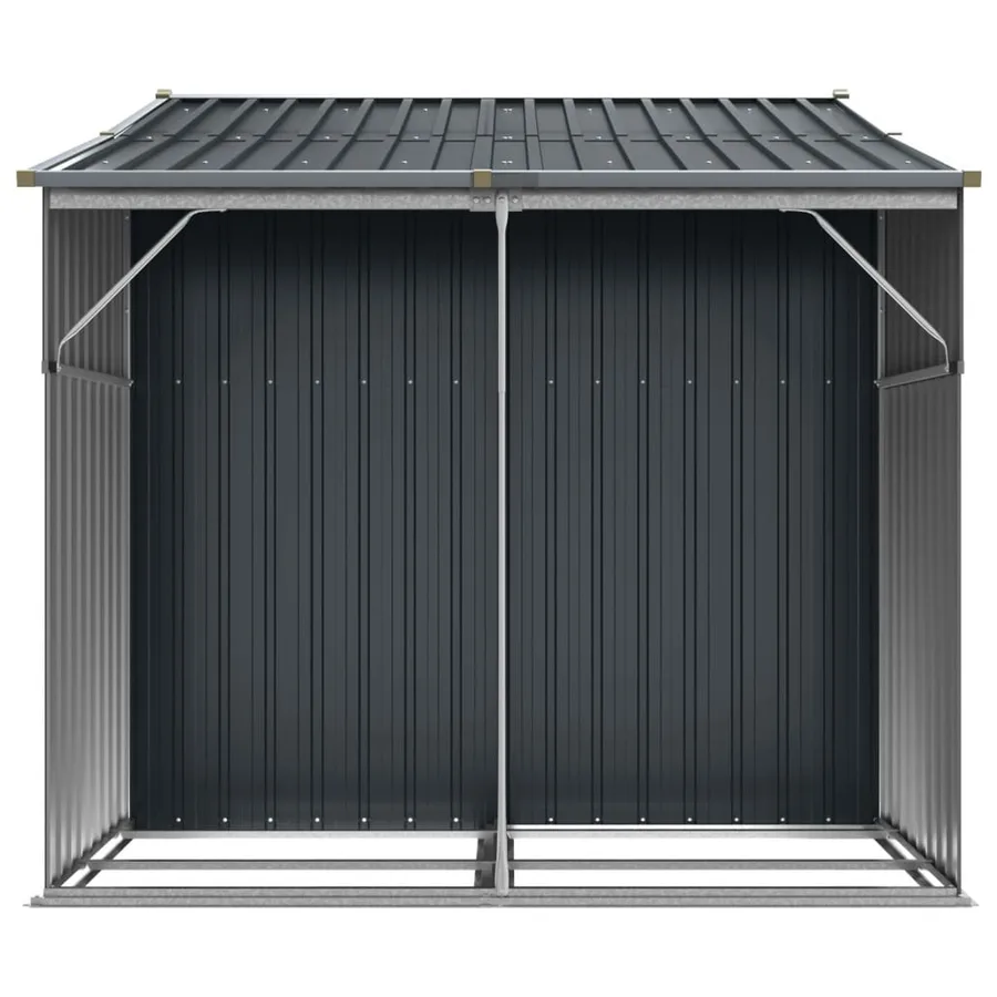Abri de jardin anthracite 277x192,5x179 cm Métal galvanisé - 6