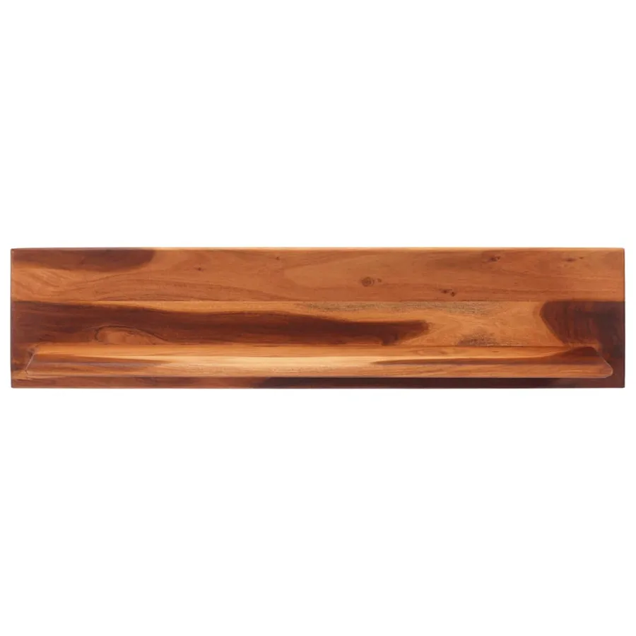 Étagères murales 2 pcs 112x20x26 cm bois massif d'acacia - 3