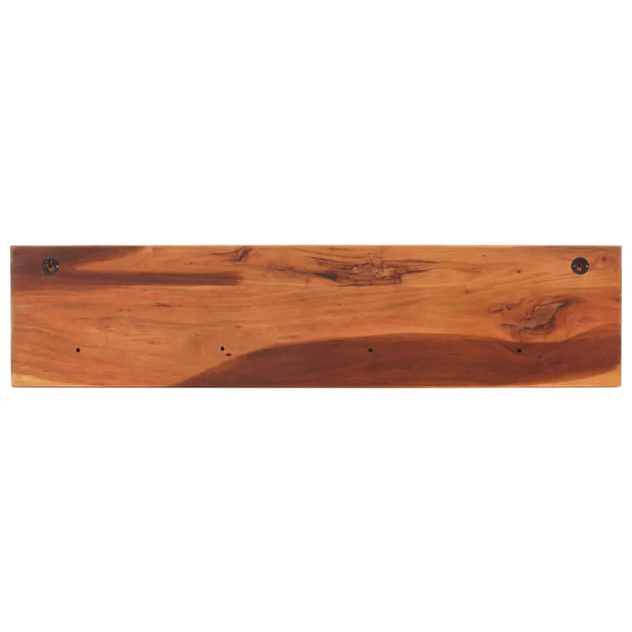 Étagères murales 2 pcs 112x20x26 cm bois massif d'acacia - 4