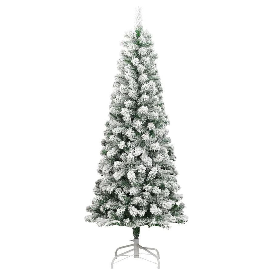 Sapin de Noël artificiel à charnières avec neige floquée 240 cm - 2