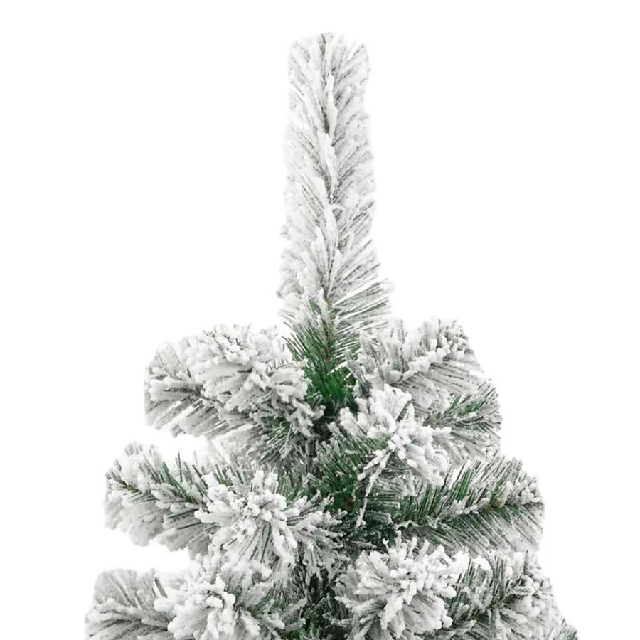 Sapin de Noël artificiel à charnières avec neige floquée 180 cm - 4