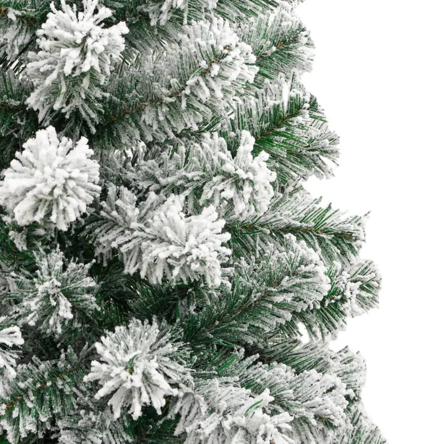 Sapin de Noël artificiel à charnières avec neige floquée 180 cm - 5