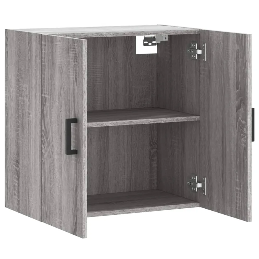 Armoire murale sonoma gris 60x31x60 cm bois d'ingénierie - 6