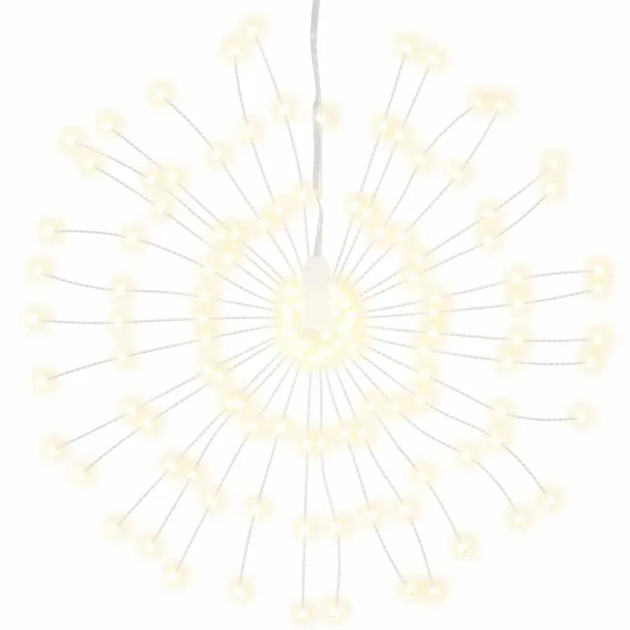 Étoile rayonnante de Noël 140 LED 4 pcs blanc chaud 17 cm - 3