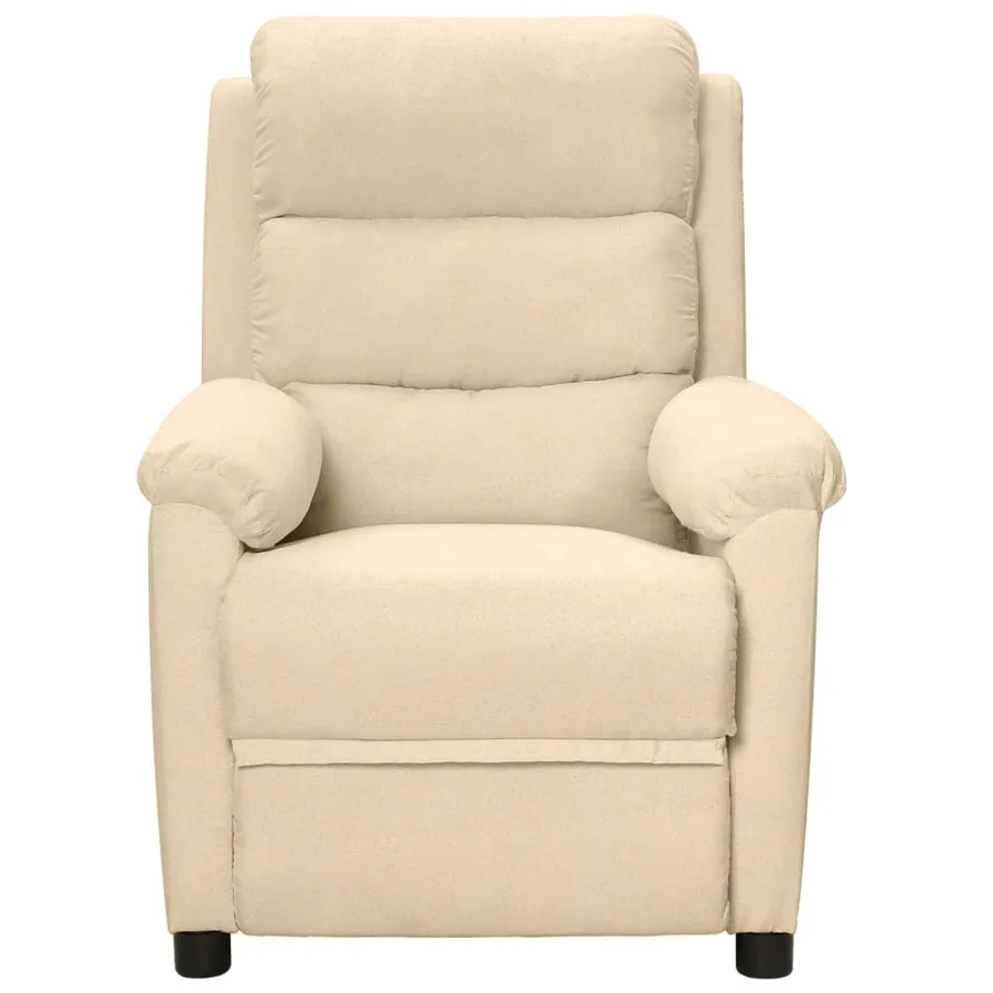 Fauteuil électrique de massage Crème Tissu - 3