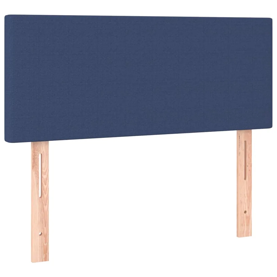 Sommier à lattes de lit avec matelas Bleu 80x200 cm Tissu - 6