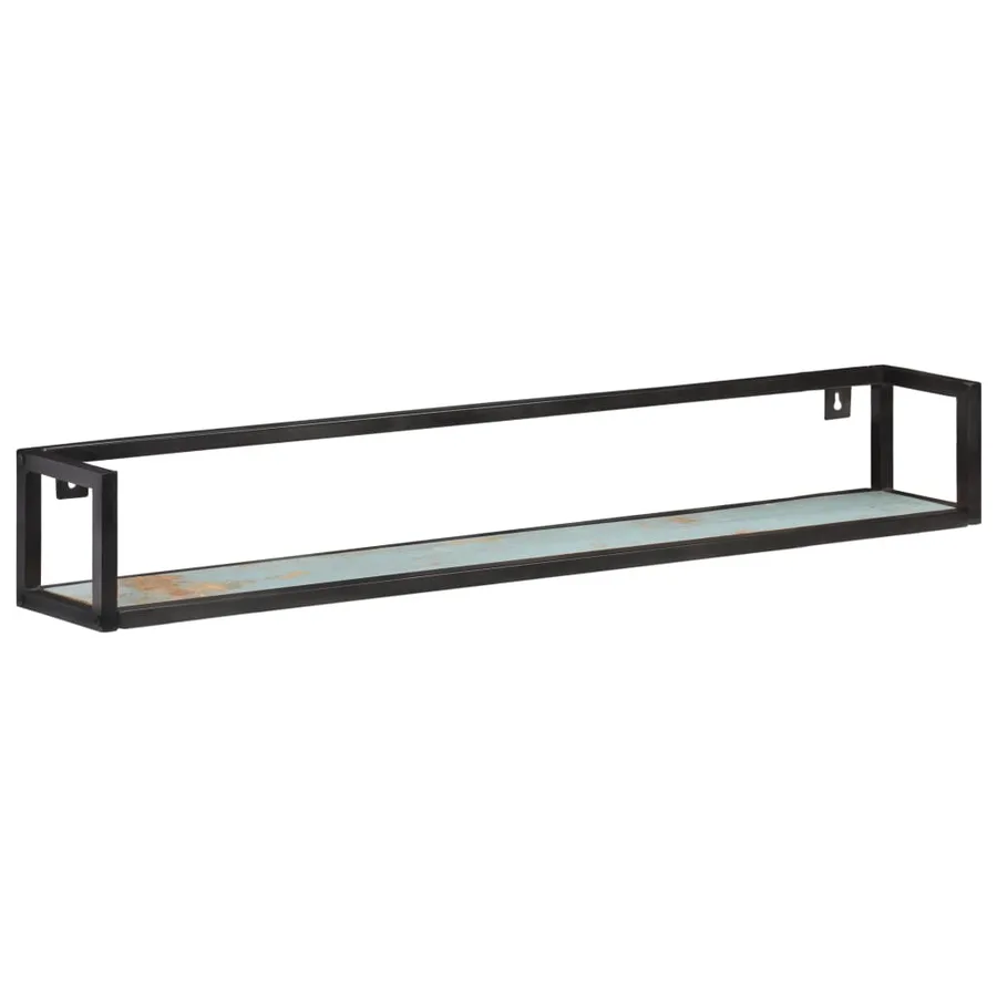 Étagères murales 2 pcs 120 cm Bois de récupération massif - 2