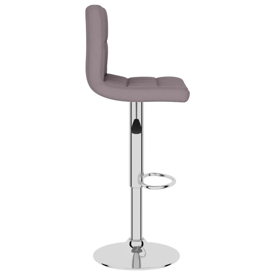Tabouret de bar Taupe Tissu - 4