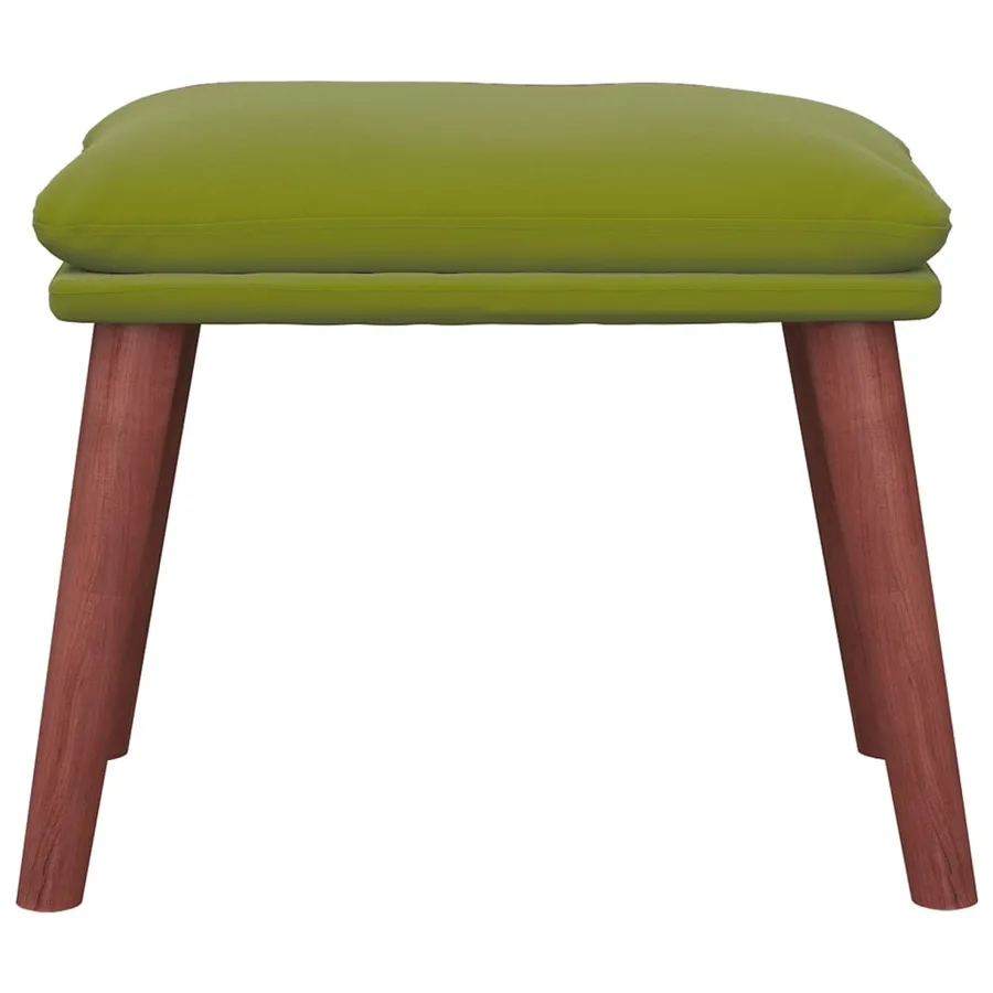 Repose-pied Vert clair 45x29,5x35 cm Velours - 3