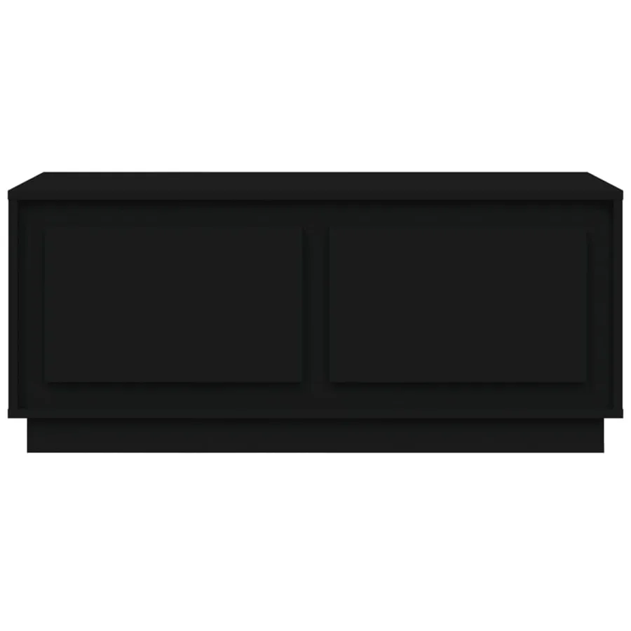 Table basse noir 102x50x44 cm bois d'ingénierie - 6