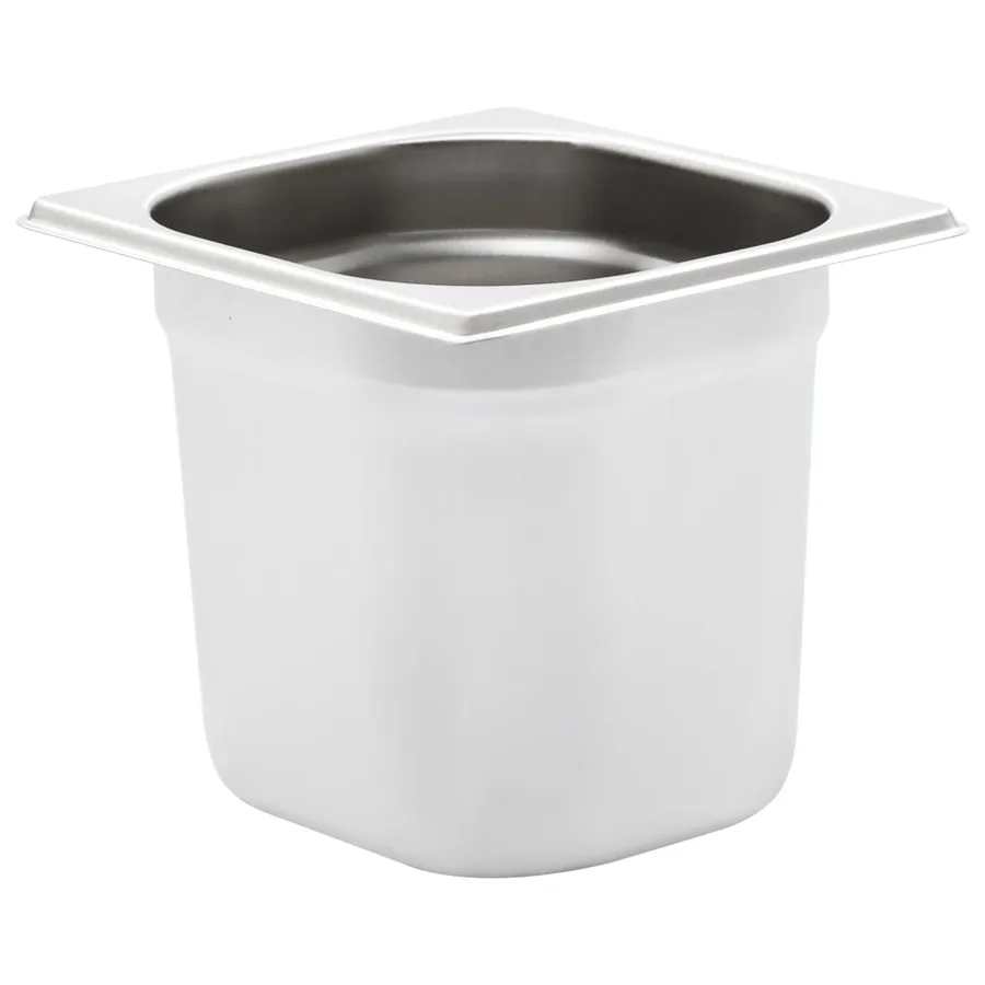 Récipients Gastronorm 8 pcs GN 1/6 150 mm Acier inoxydable - 3