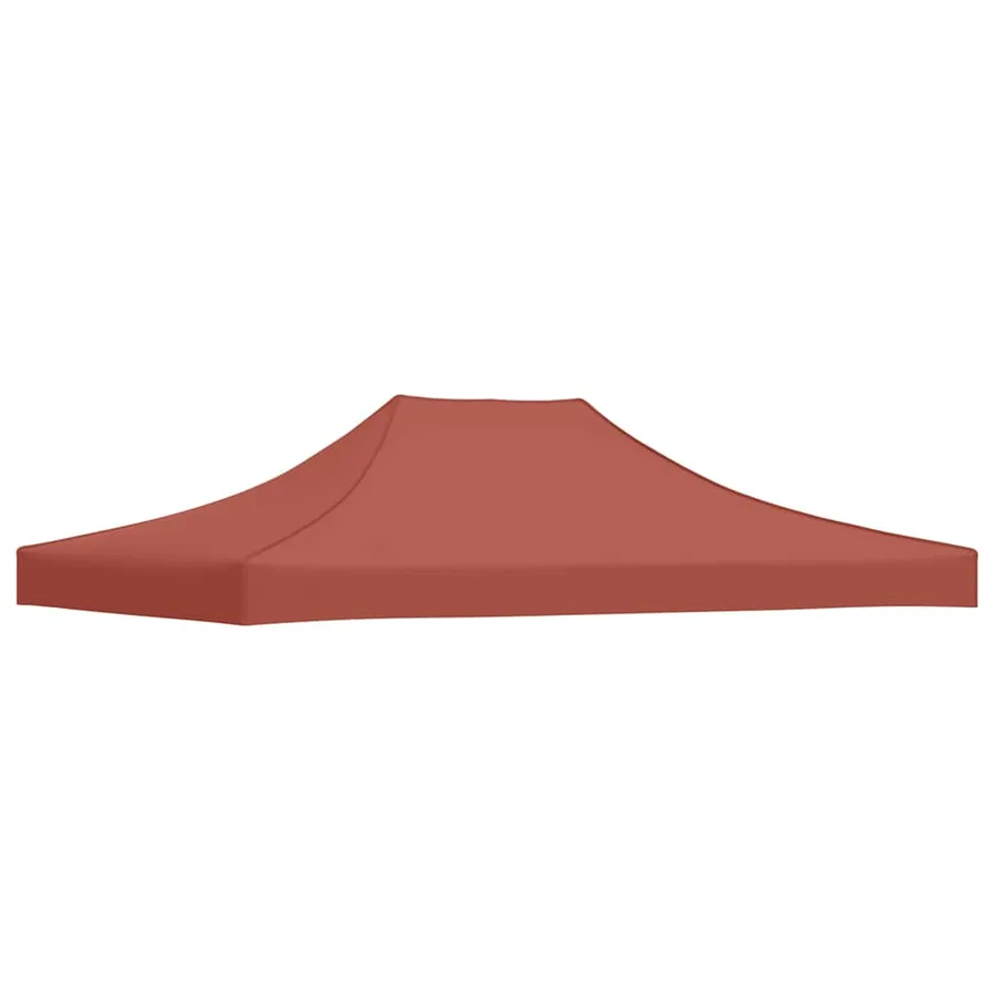 Toit de tente de réception 4,5x3 m Terre cuite 270 g/m² - 2