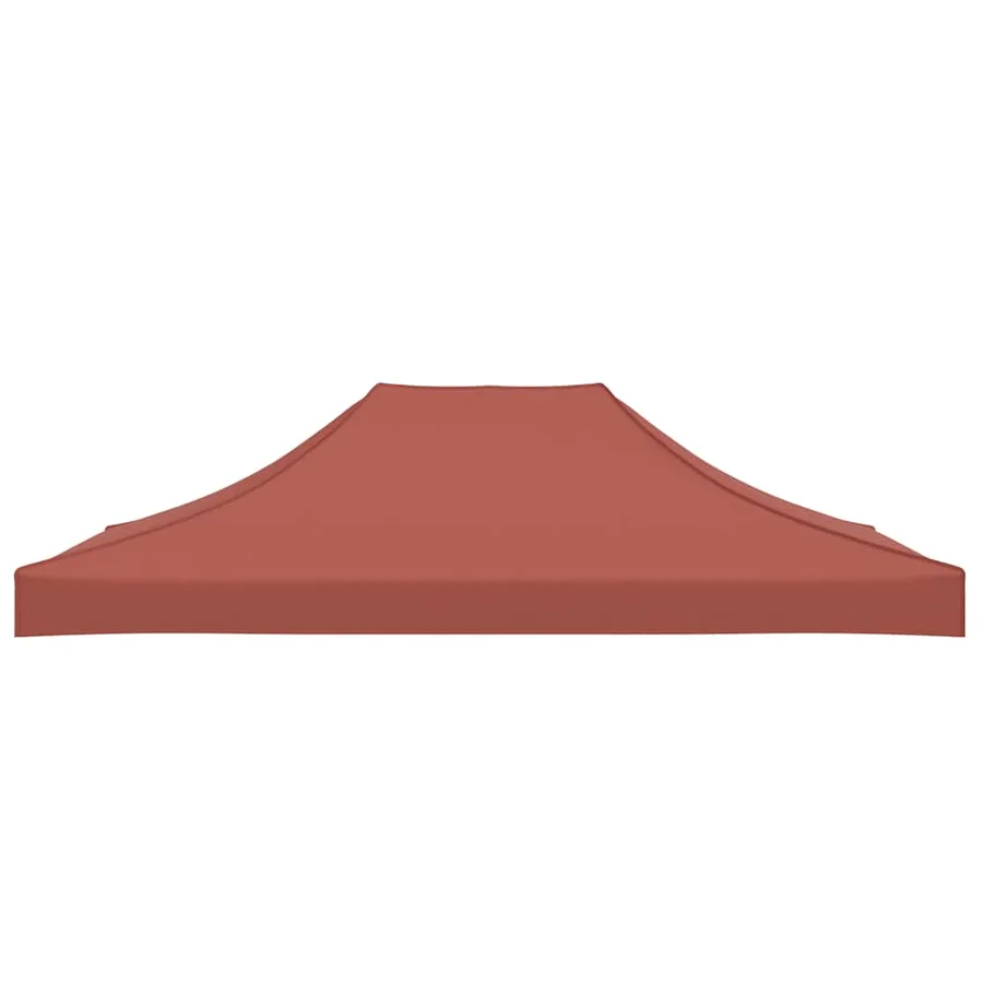 Toit de tente de réception 4,5x3 m Terre cuite 270 g/m² - 4