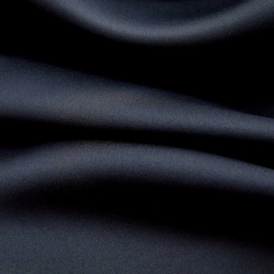 Rideaux occultants avec anneaux 2 pièces Noir 97x213 cm Tissu - 3