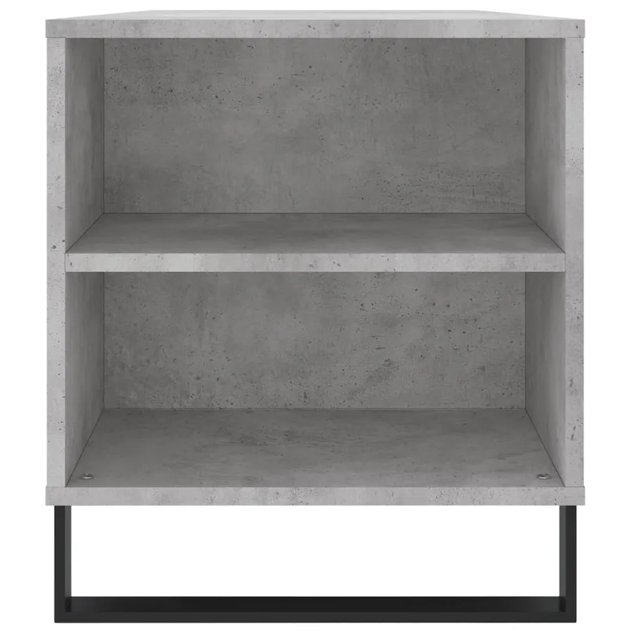 Table basse gris béton 102x44,5x50 cm bois d'ingénierie - 7
