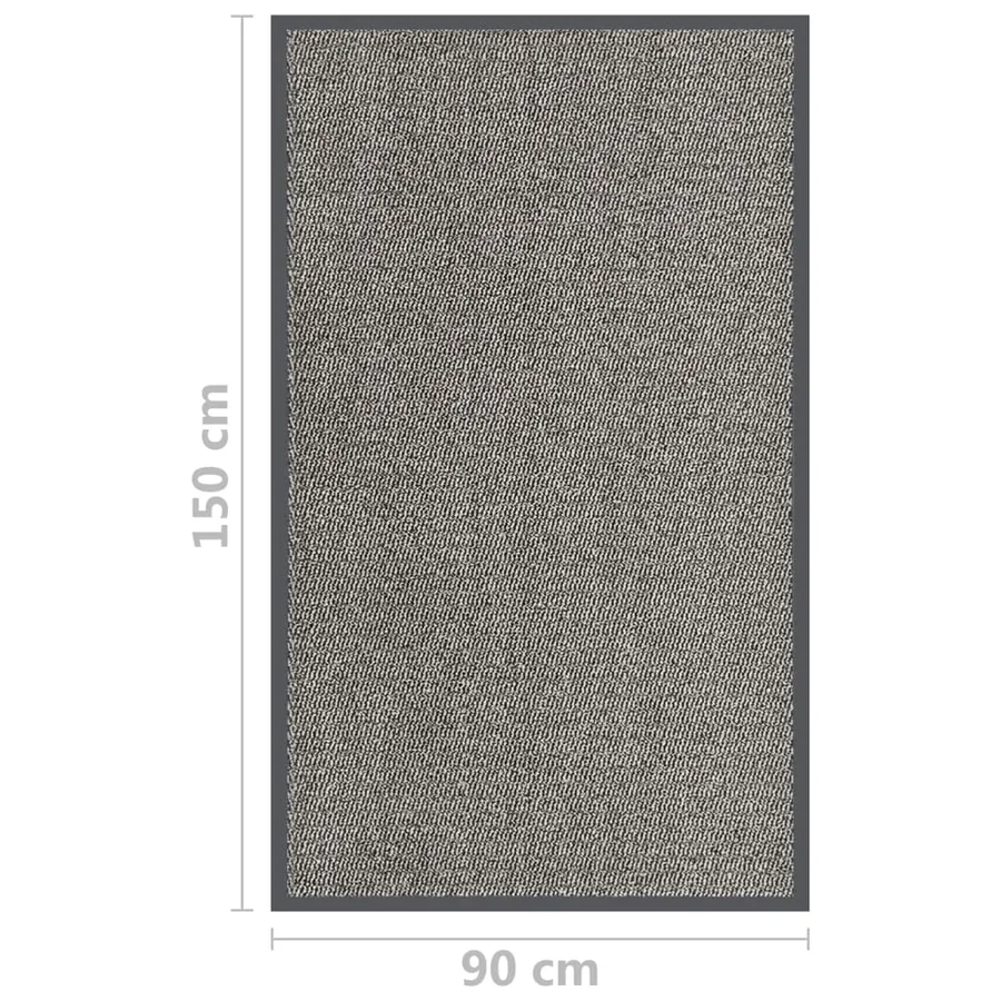 Paillasson touffeté 90x150 cm Marron clair - 5