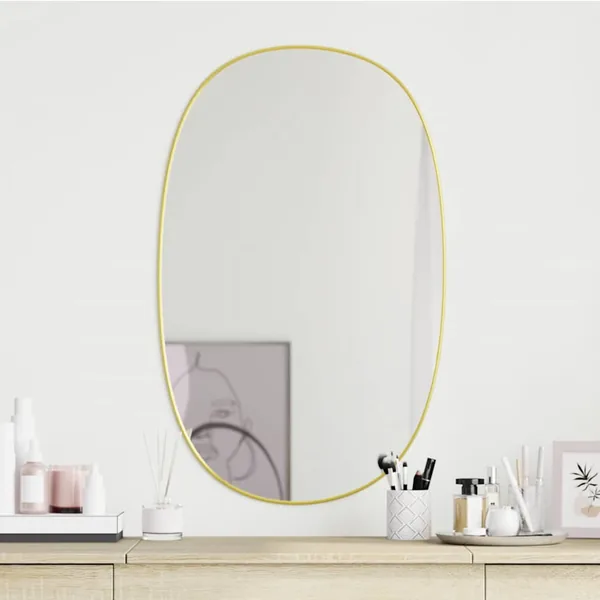 Miroir mural Doré 70x45 cm