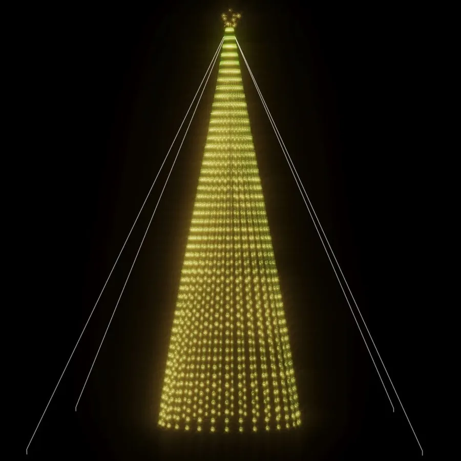 Sapin de Noël à LED 1544 LED blanc chaud 500 cm - 3