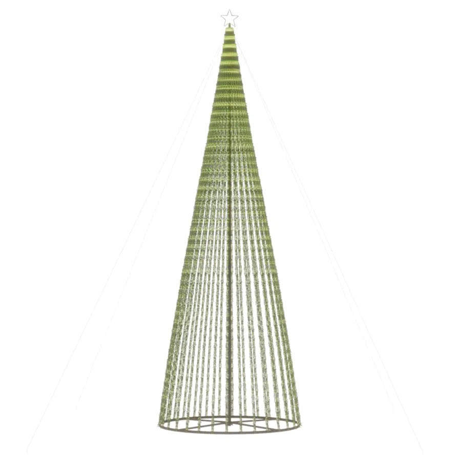 Sapin de Noël à LED 1544 LED blanc chaud 500 cm - 4