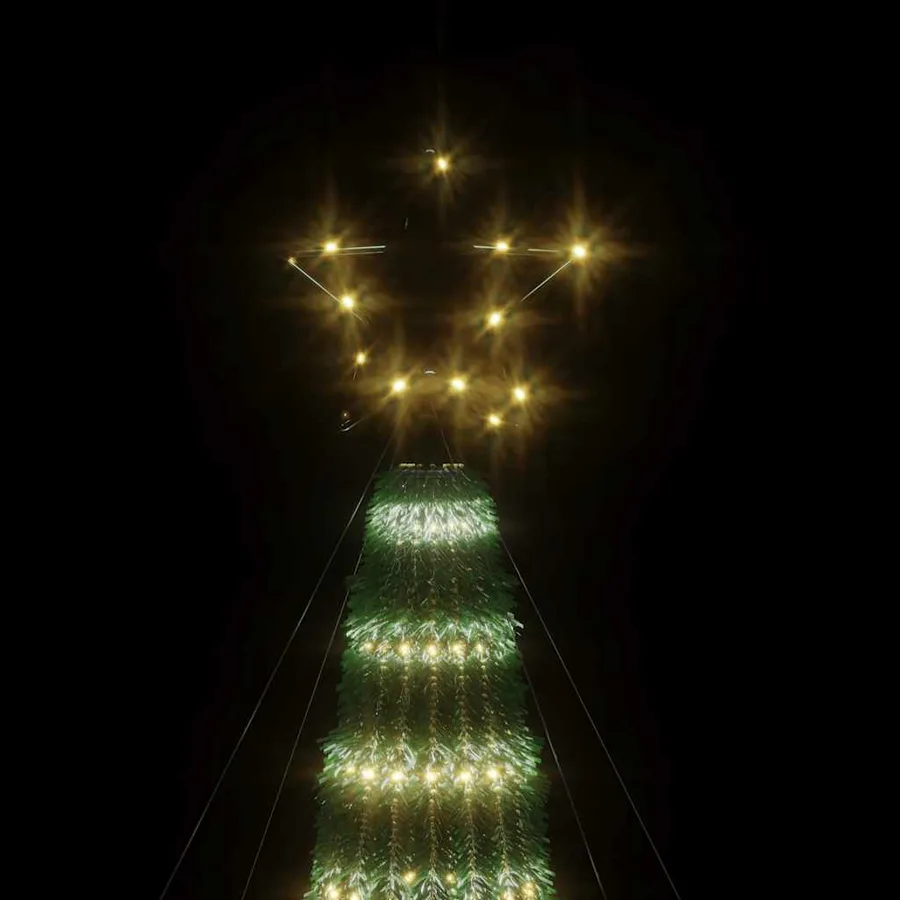 Sapin de Noël à LED 275 LED blanc chaud 180 cm - 6