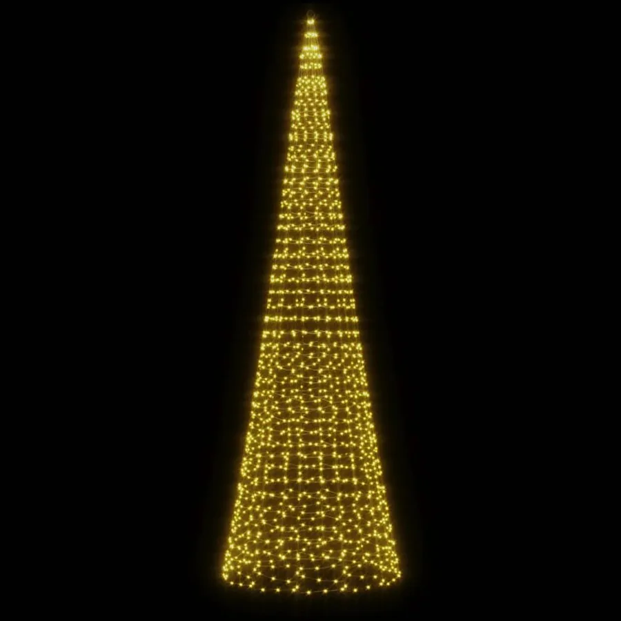 Sapin de Noël à LED 1534 LED blanc 500 cm - 3