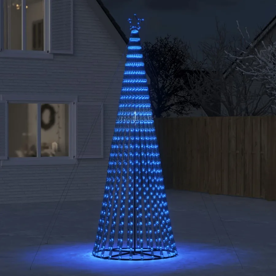 Sapin de Noël à LED 688 LED bleu 300 cm