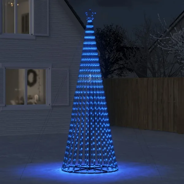 Sapin de Noël à LED 688 LED bleu 300 cm