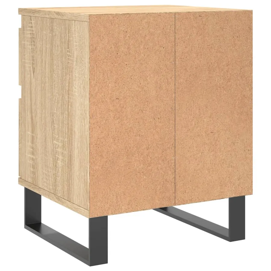 Table de chevet chêne sonoma 40x35x50 cm bois d’ingénierie - 5