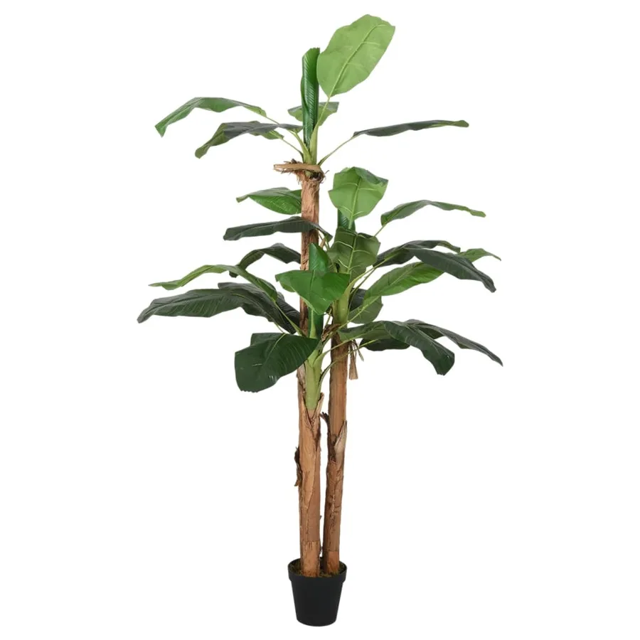 Bananier artificiel 18 feuilles 150 cm vert - 2