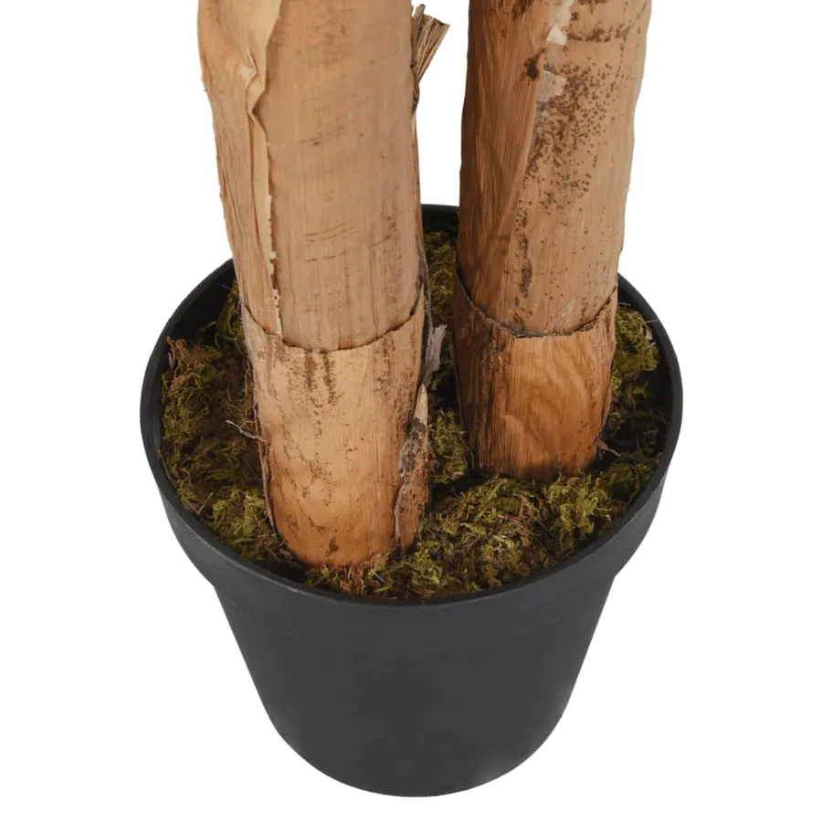 Bananier artificiel 18 feuilles 150 cm vert - 4