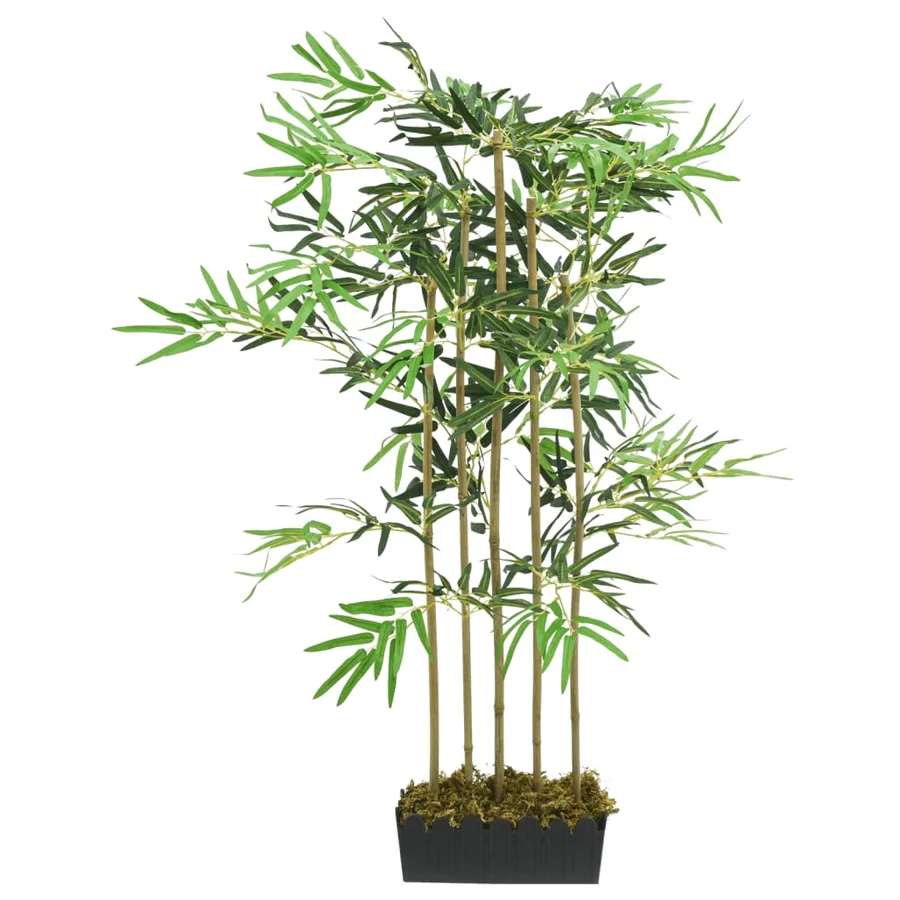 Bambou artificiel 730 feuilles 120 cm vert - 2