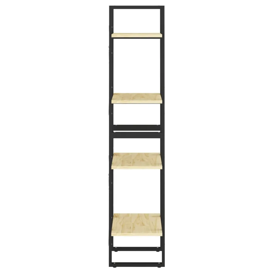 Bibliothèque à 4 niveaux 40x30x140 cm Bois de pin massif - 6