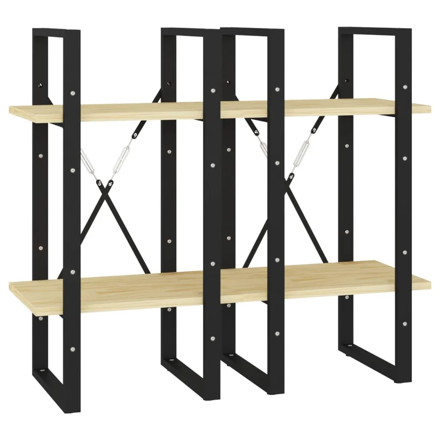 Bibliothèque à 4 niveaux 40x30x140 cm Bois de pin massif - 8