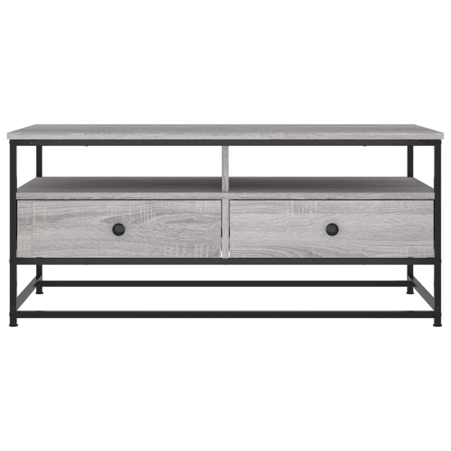 Table basse sonoma gris 100x51x45 cm bois d'ingénierie - 4