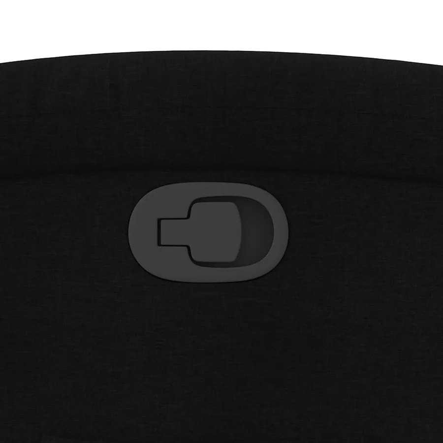 Fauteuil inclinable noir tissu - 9