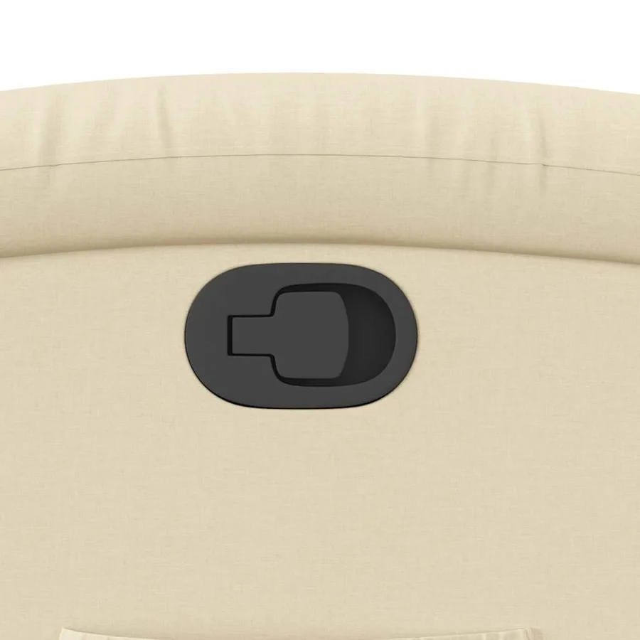 Fauteuil inclinable Crème Tissu - 9