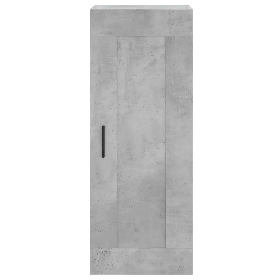 Buffet haut Gris béton 34,5x34x180 cm Bois d'ingénierie - 7