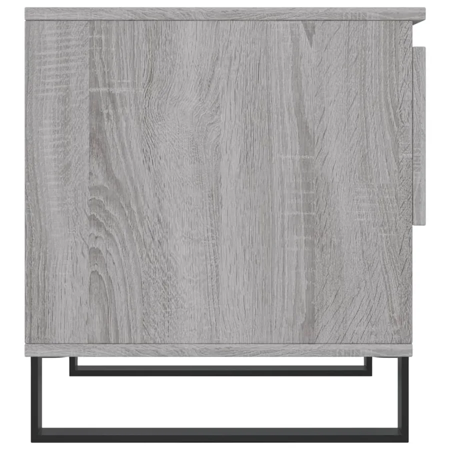 Tables basses 2 pcs sonoma gris 50x46x50 cm bois d'ingénierie - 8