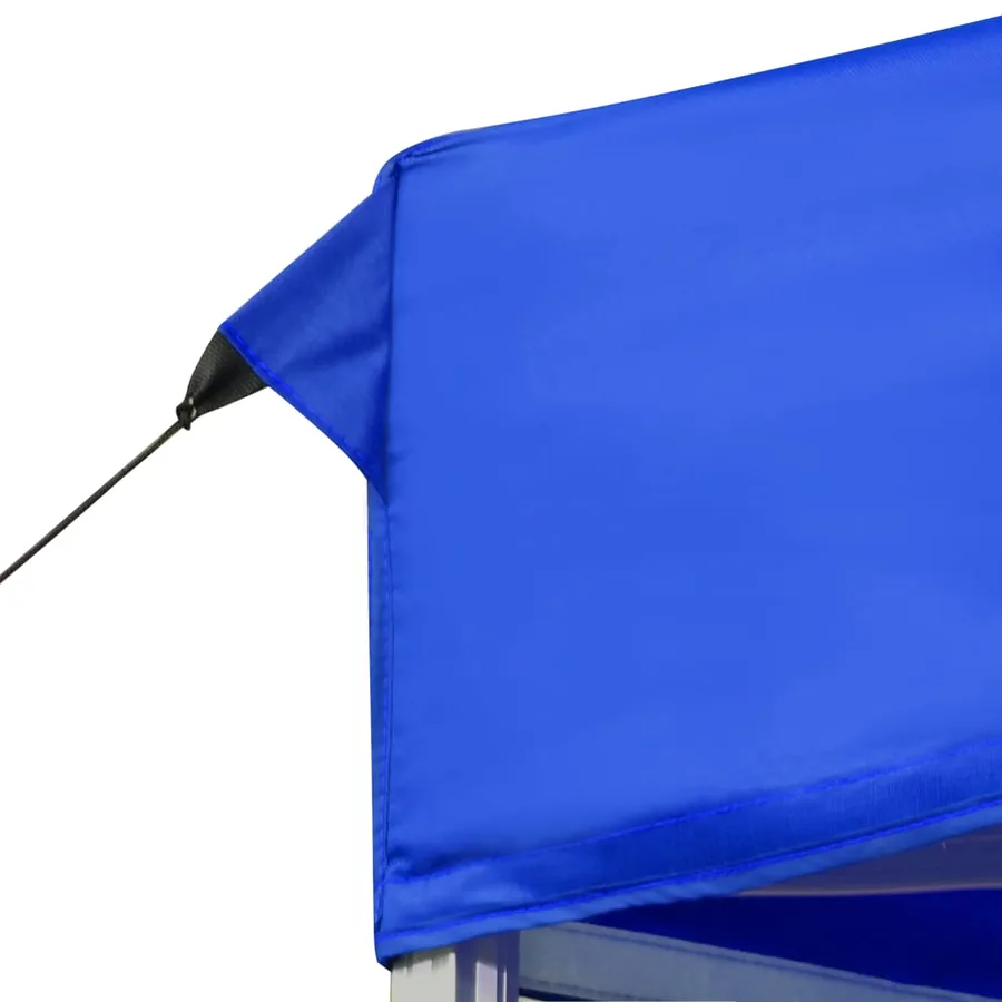 Tente de réception pliable Aluminium 6 x 3 m Bleu - 5